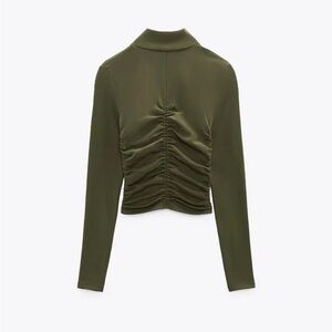 Zara Gathered Top- Ruched